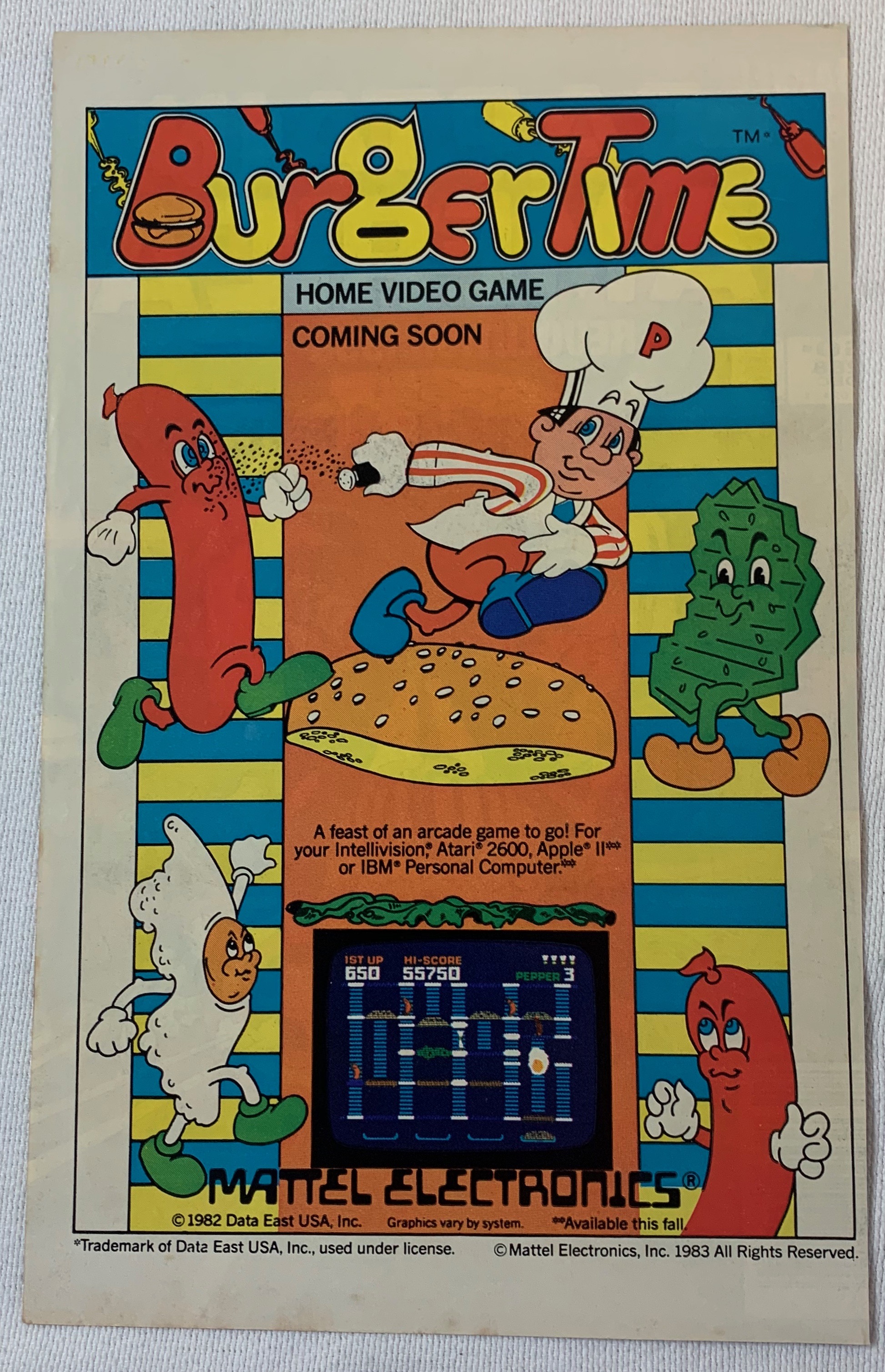 1983-burgertime-intellivision-6-9-inch-shop-whatever-wilmington