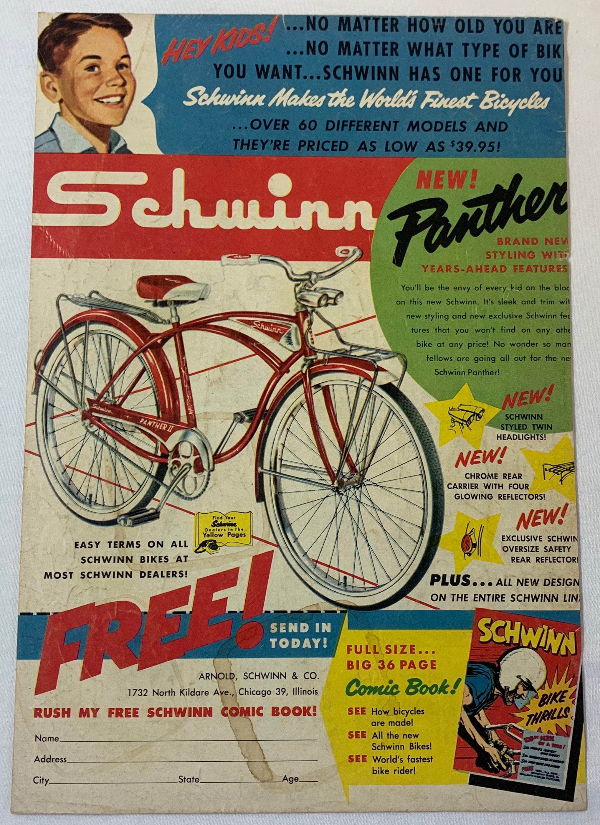 1959 schwinn bicycle