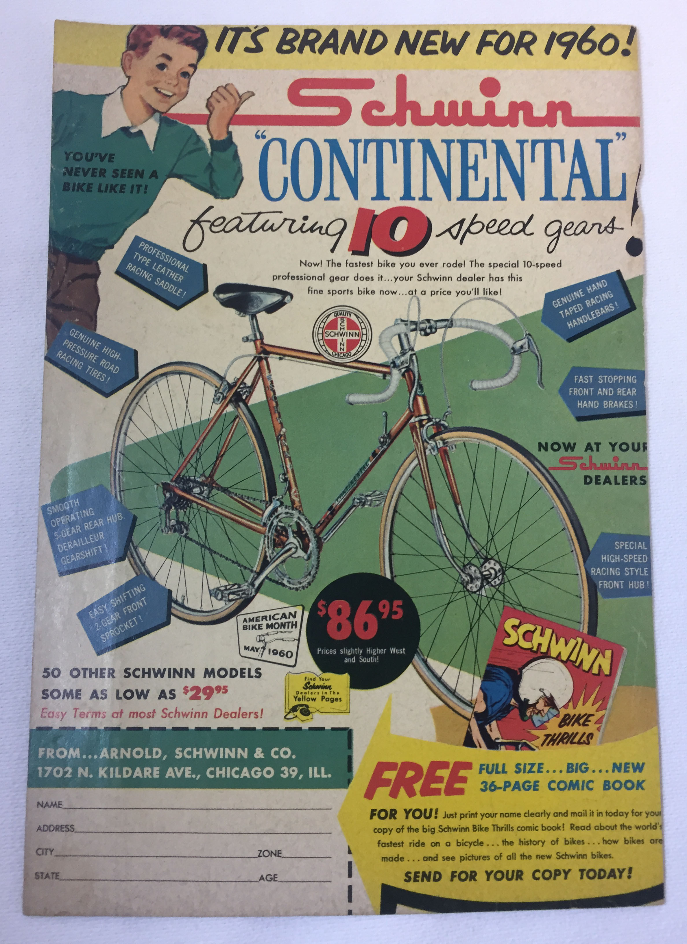 schwinn continental bike